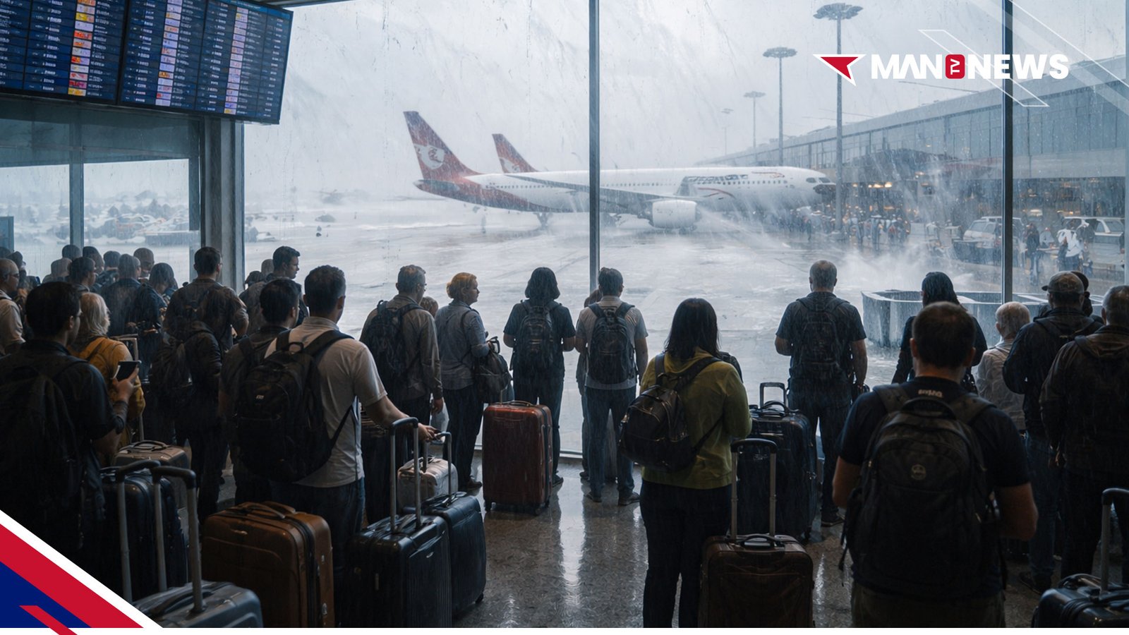 Extreme weather causing flight delays in Australia