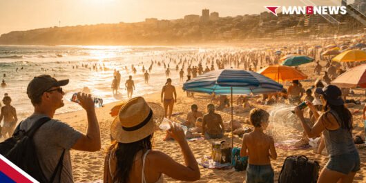 Heatwave conditions during long summer in Australia