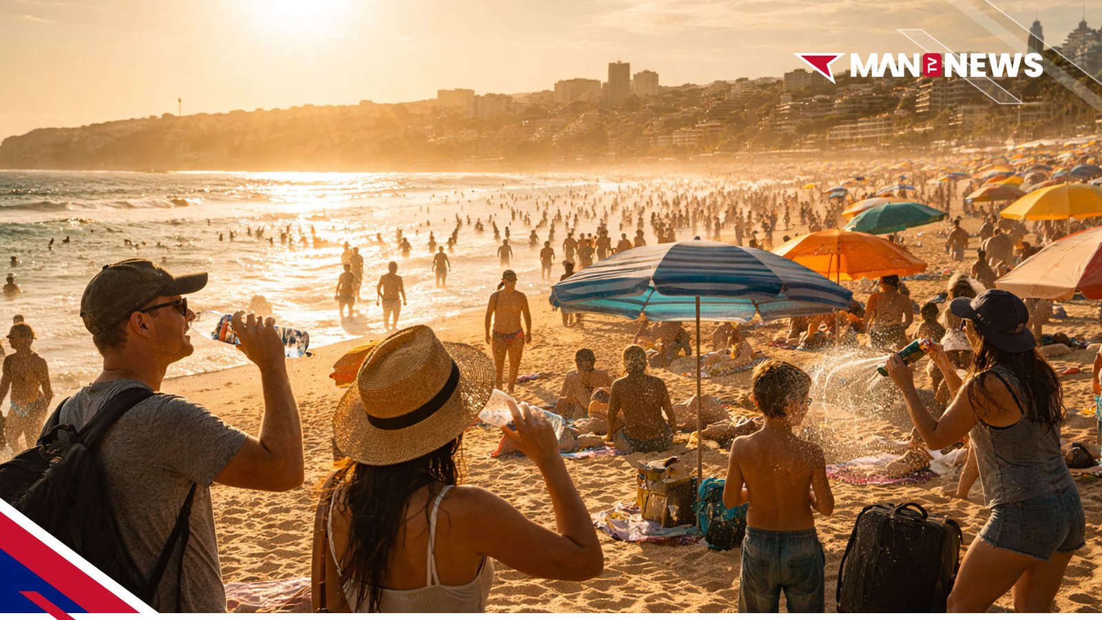 Heatwave conditions during long summer in Australia