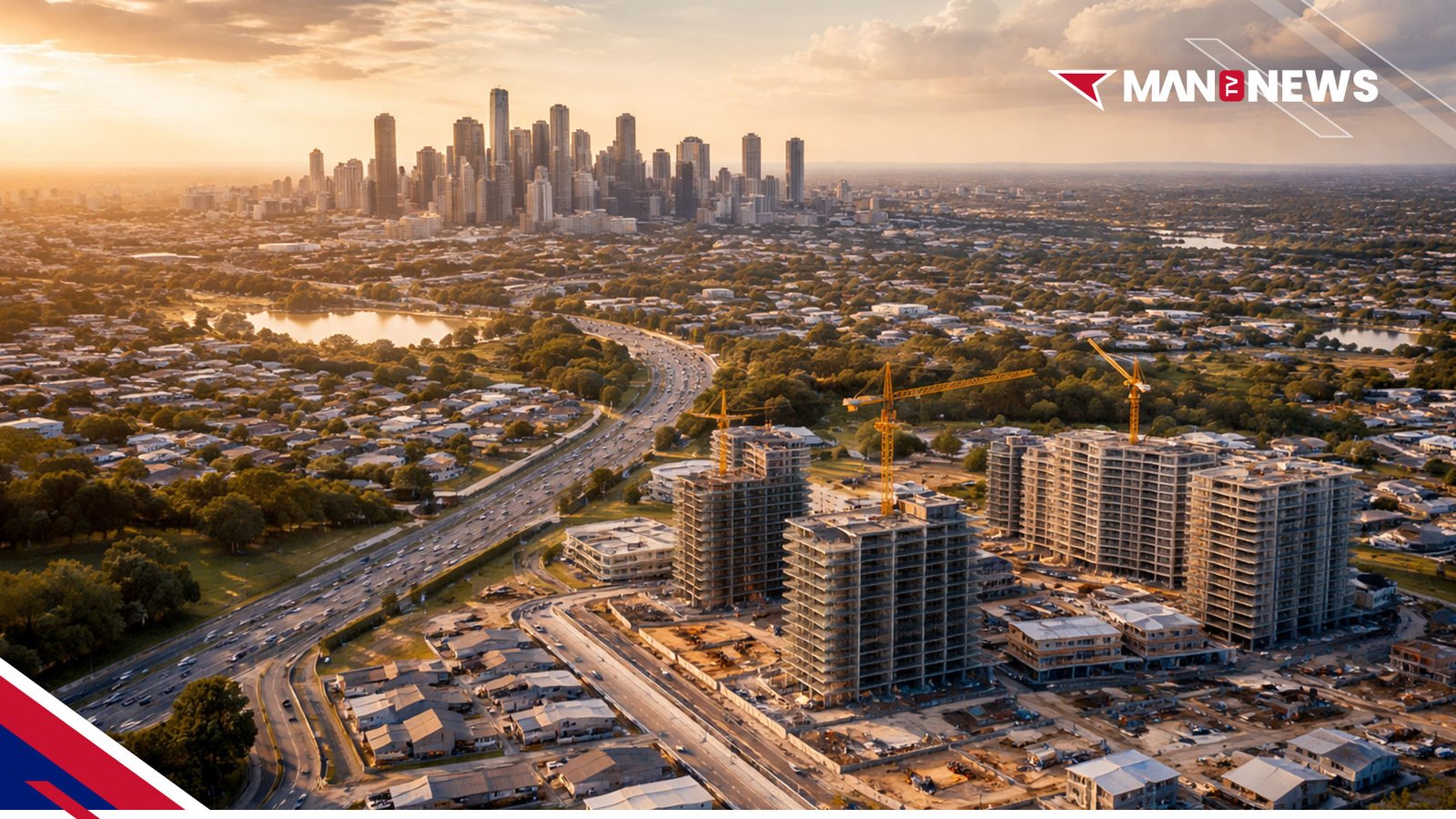 Urban growth and population increase in Australia cities